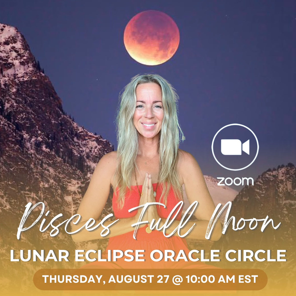 PISCES FULL MOON LUNAR ECLIPSE ORACLE CIRCLE