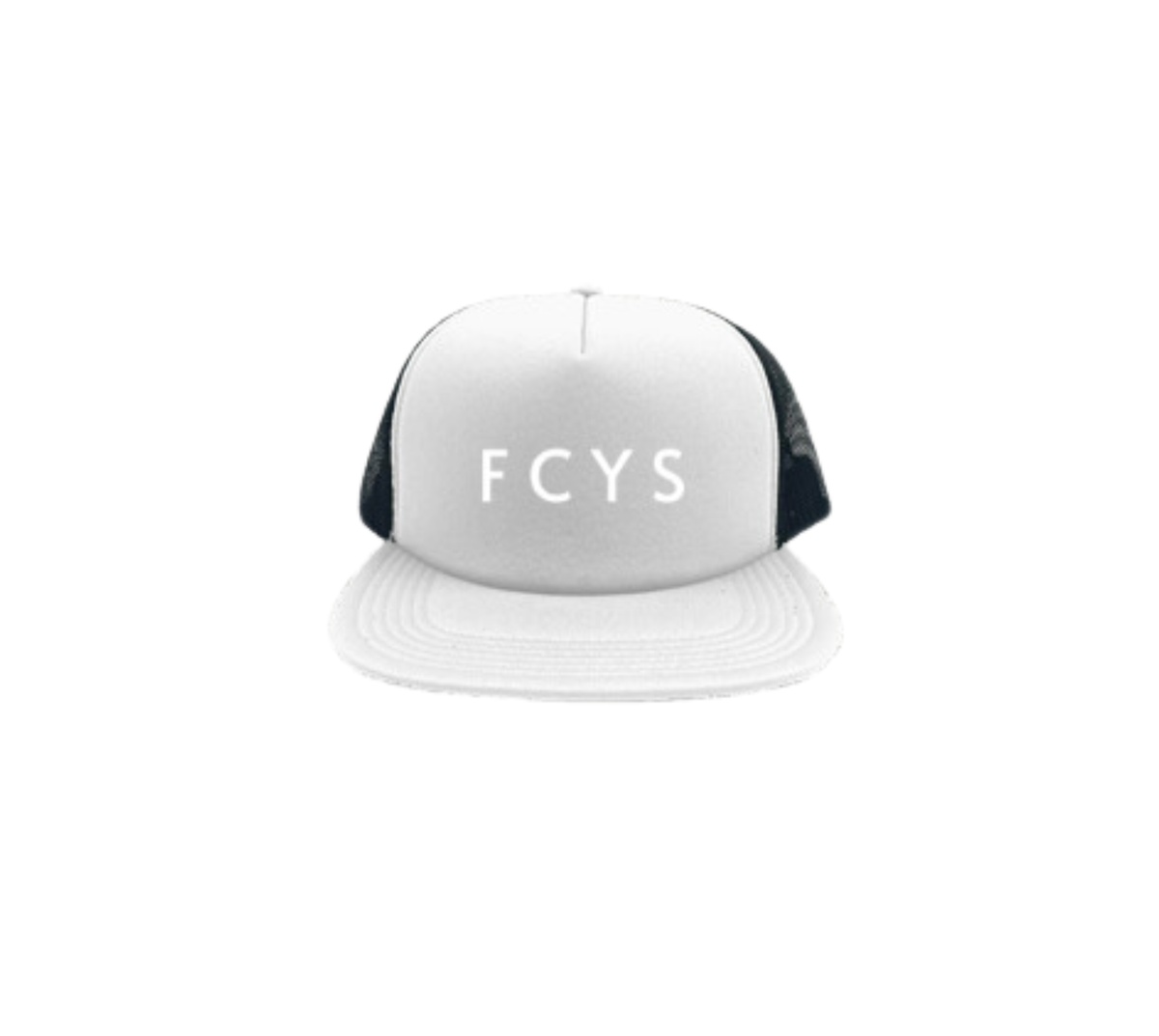 Apliiq hats One Size / WHITE/ BLACK FCYS Trucker Hat - White on White &amp; Black