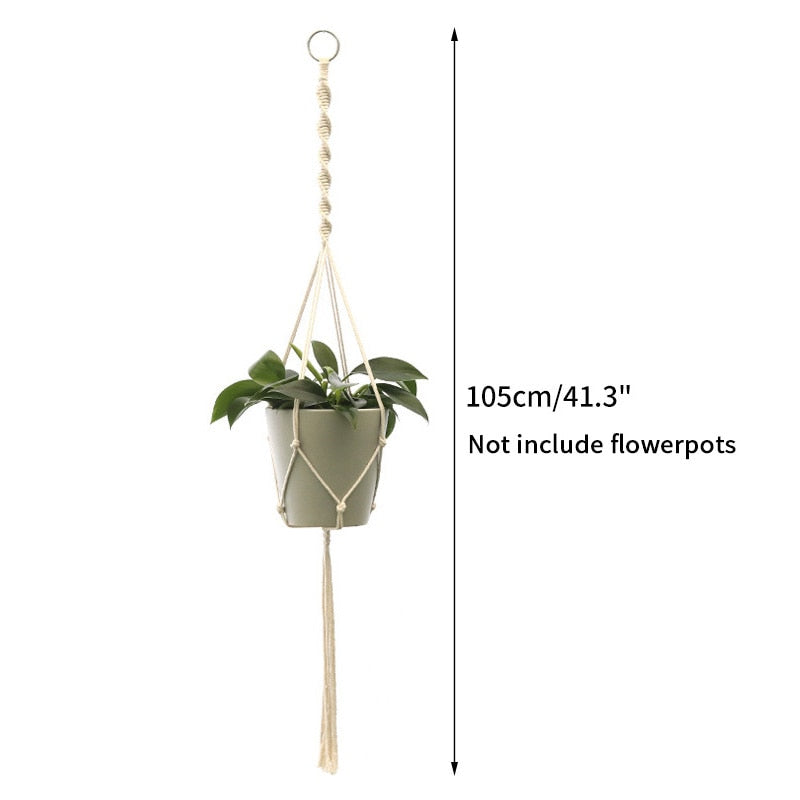 Full Circle Yoga School 0 S19 Green Plant Hanging Flower Pot