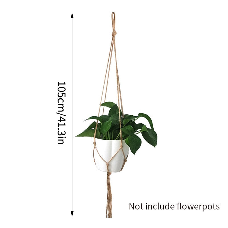 Full Circle Yoga School 0 S22 105cm Green Plant Hanging Flower Pot