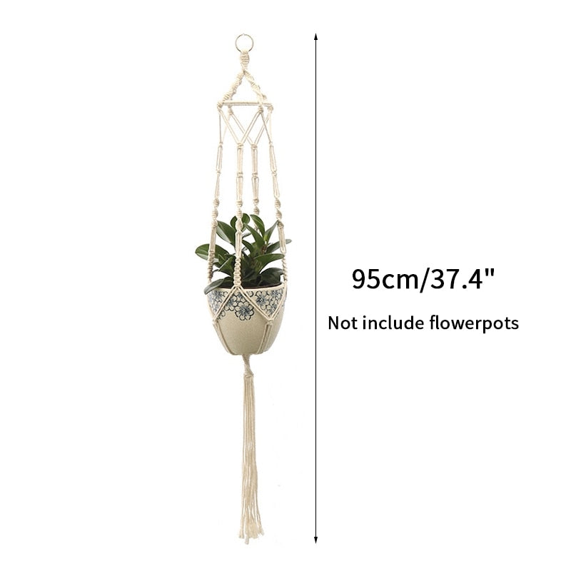 Full Circle Yoga School 0 S4 Green Plant Hanging Flower Pot