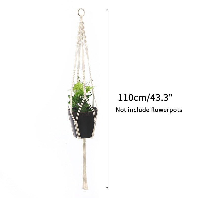 Full Circle Yoga School 0 S6 Green Plant Hanging Flower Pot