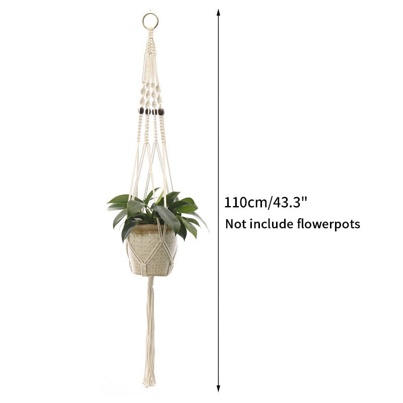 Full Circle Yoga School S12 Gardening Green Plant Hanging Basket