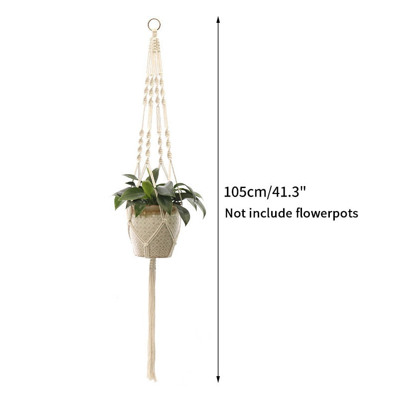 Full Circle Yoga School S13 Gardening Green Plant Hanging Basket