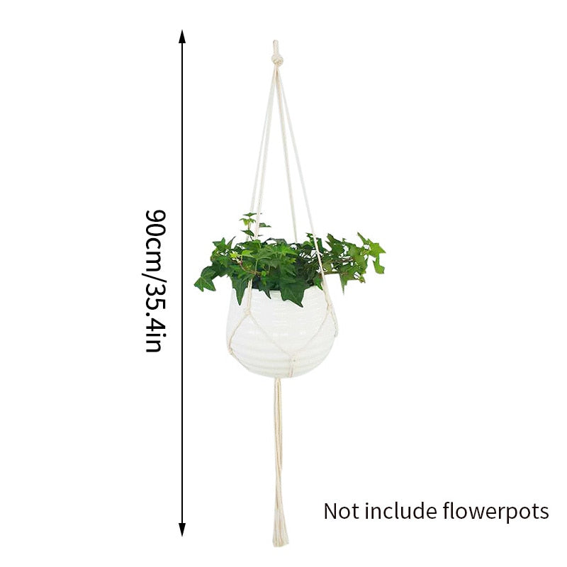 Full Circle Yoga School S23  90cm Gardening Green Plant Hanging Basket