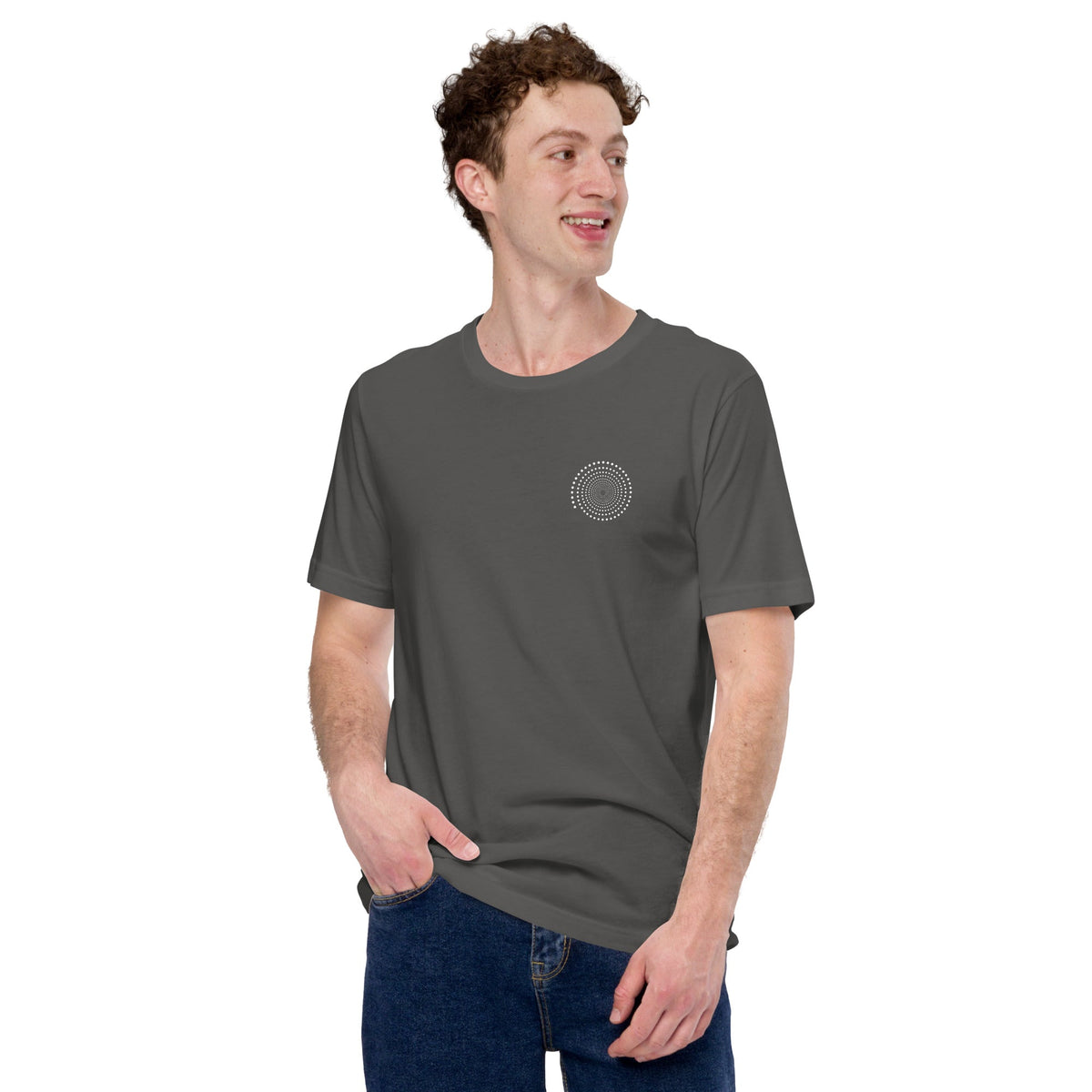 Full Circle Yoga School Asphalt / S Spiral Unisex t-shirt