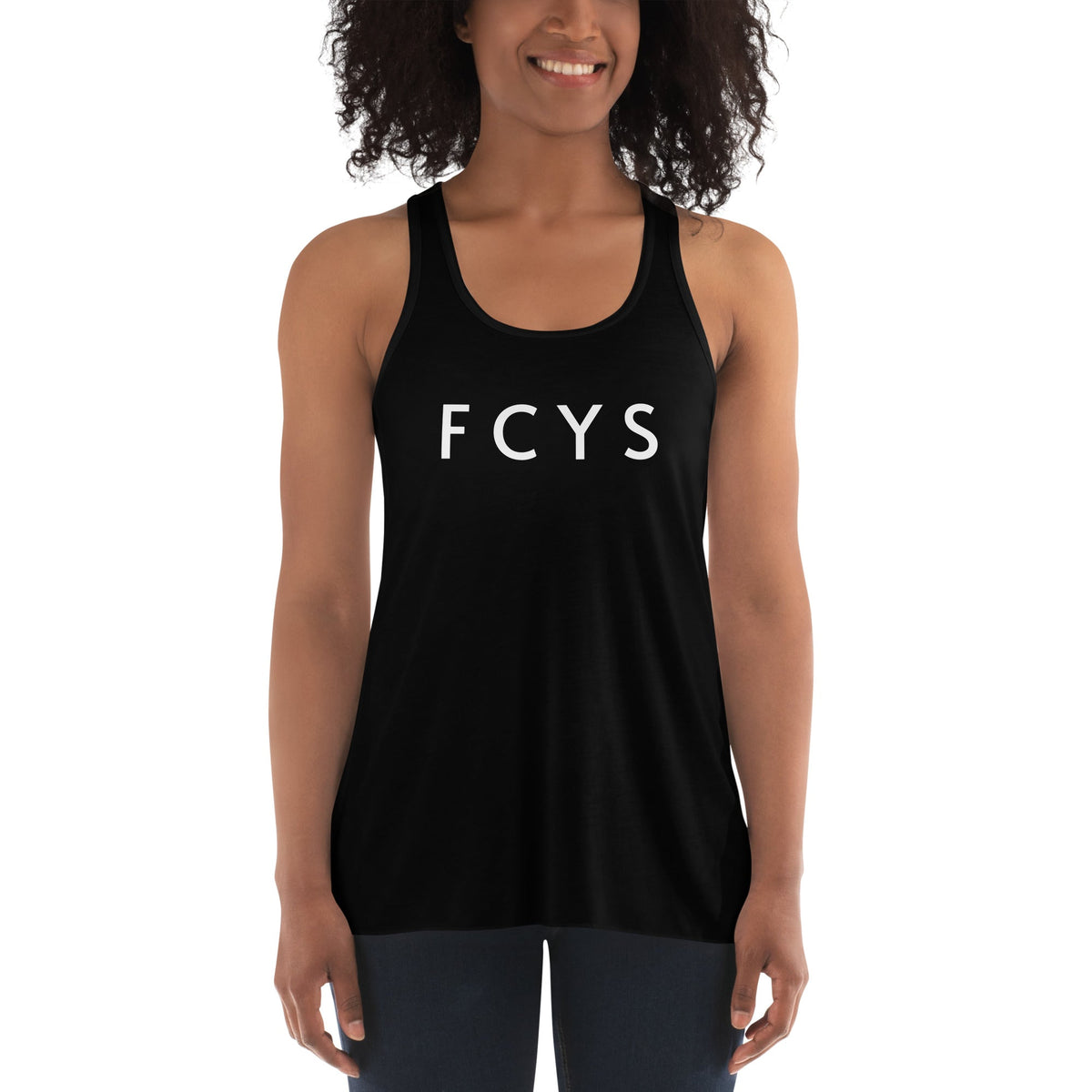 Full Circle Yoga School Black / S FCYS Women&#39;s Flowy Racerback Tank