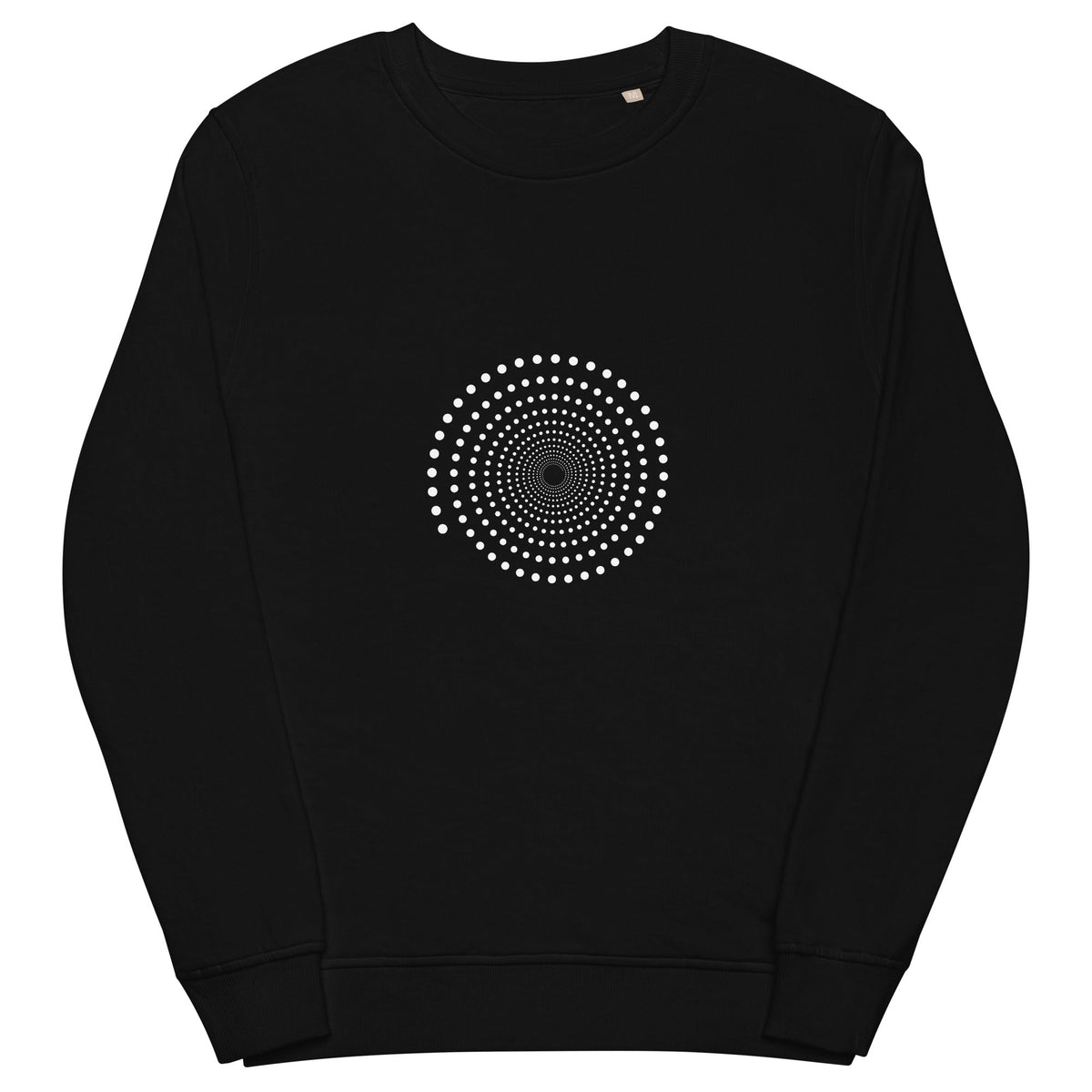 Full Circle Yoga School Black / S Spiral Unisex Organic Sweatshirt