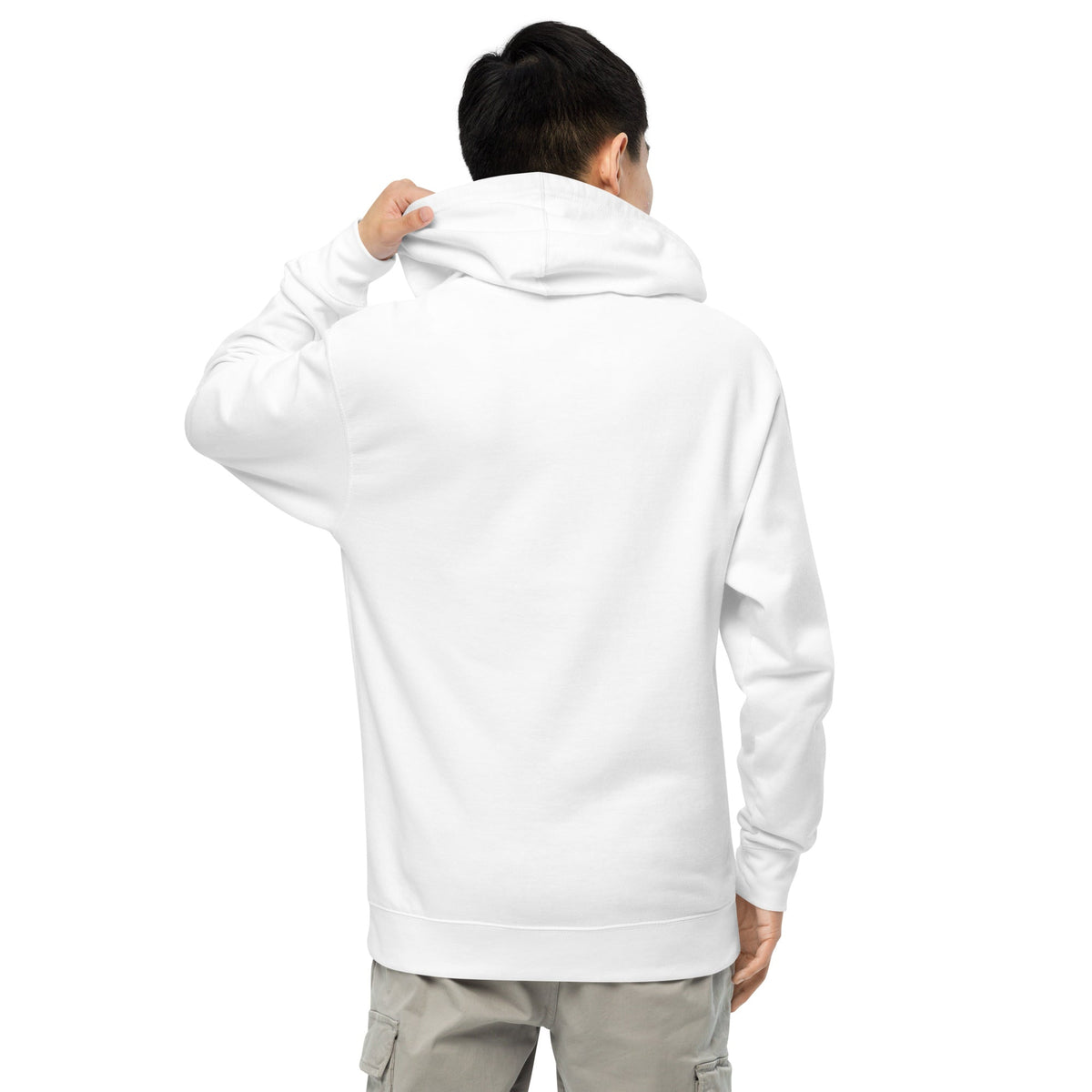 Full Circle Yoga School FCYS Unisex Midweight Hoodie - White