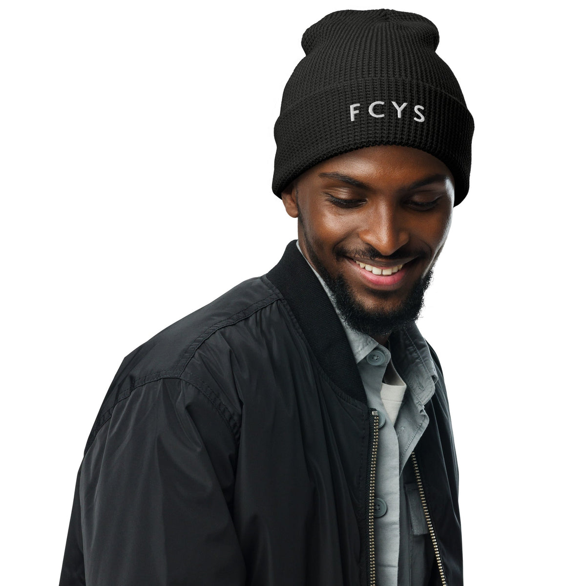 Full Circle Yoga School FCYS Waffle beanie