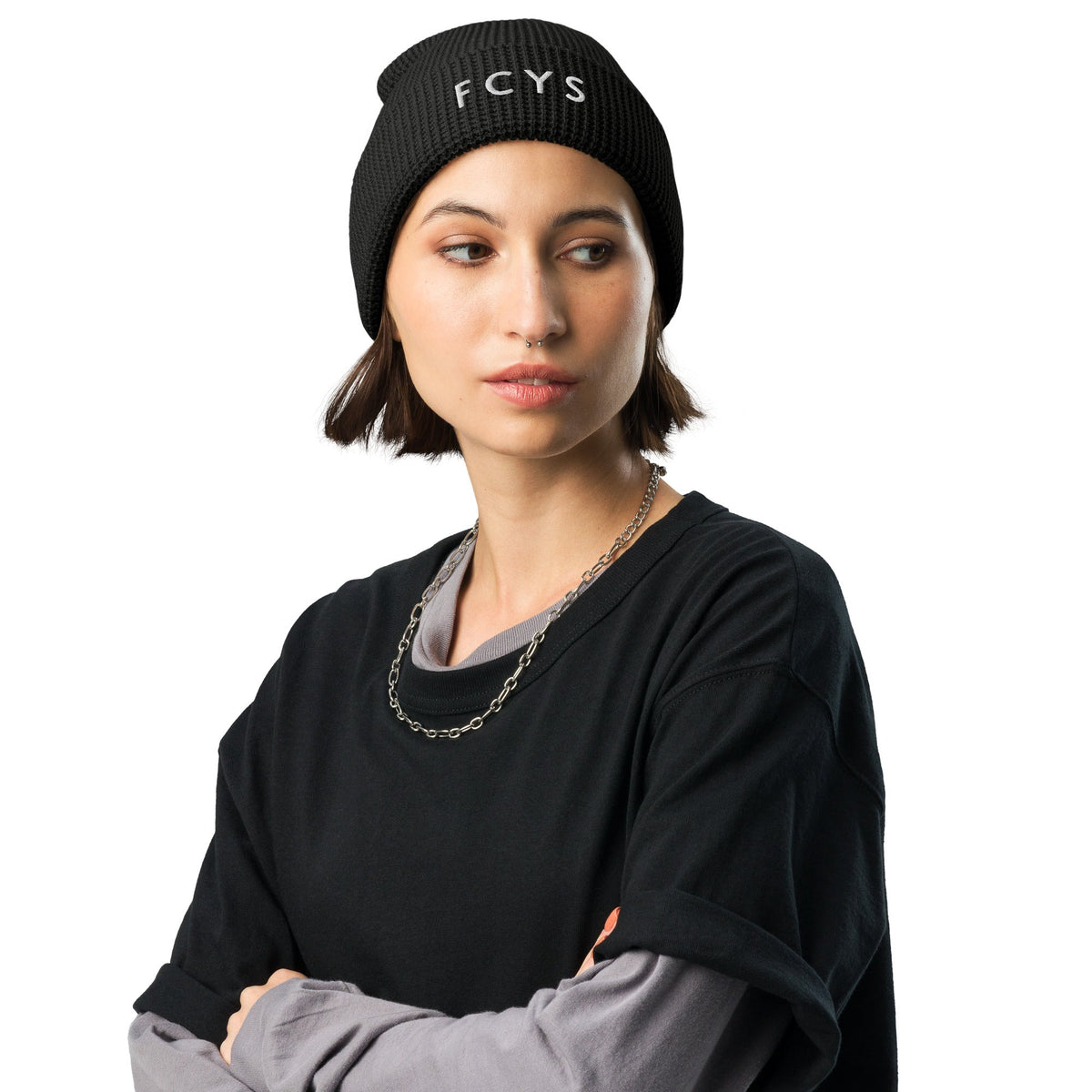 Full Circle Yoga School FCYS Waffle beanie