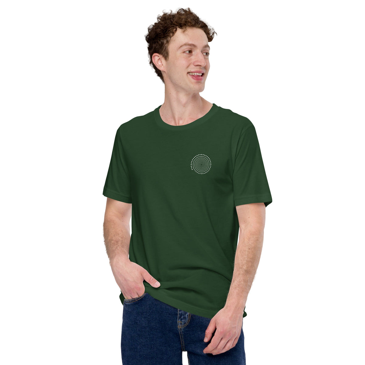 Full Circle Yoga School Forest / S Spiral Unisex t-shirt