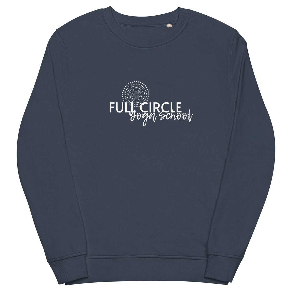 Full Circle Yoga School French Navy / S Full Circle Yoga School Unisex Organic Sweatshirt