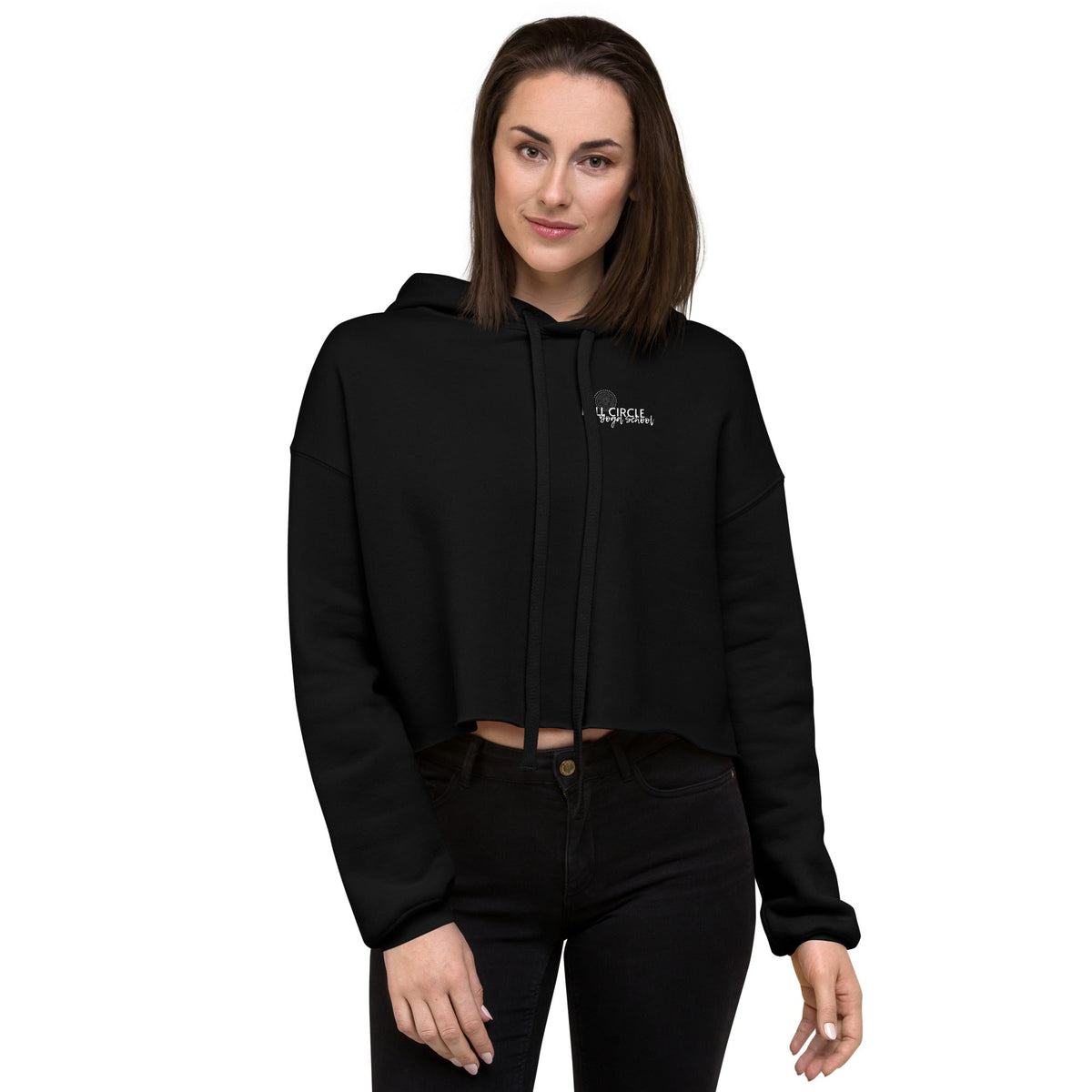 Full Circle Yoga School Full Circle Yoga School Crop Hoodie