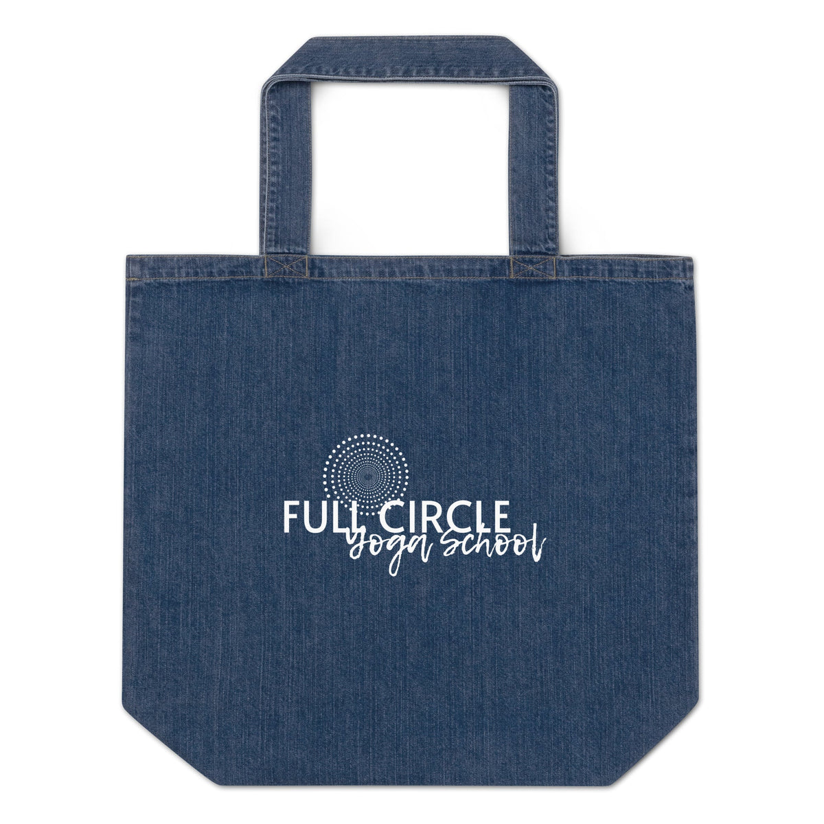 Full Circle Yoga School Full Circle Yoga School Organic denim tote bag