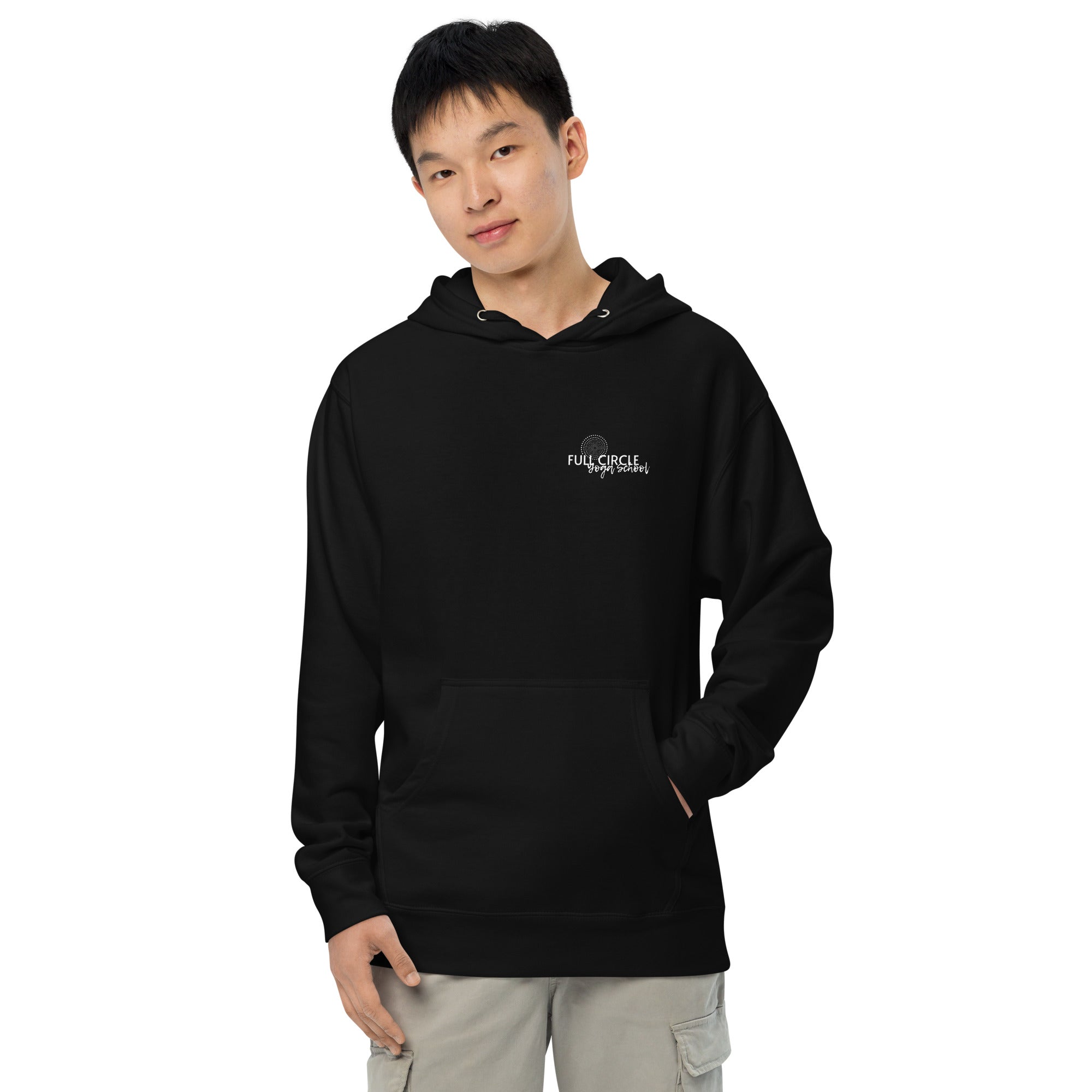 Full Circle Yoga School Black / S Full Circle Yoga School Unisex Midweight Hoodie