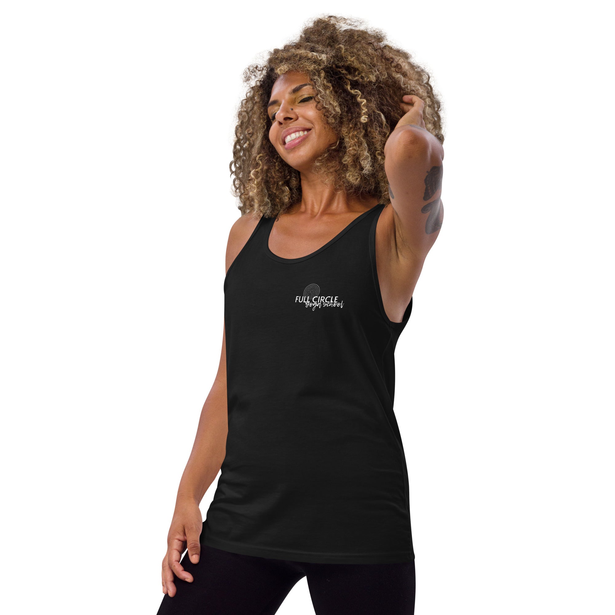 Full Circle Yoga School Black / XS Full Circle Yoga School Unisex Tank Top
