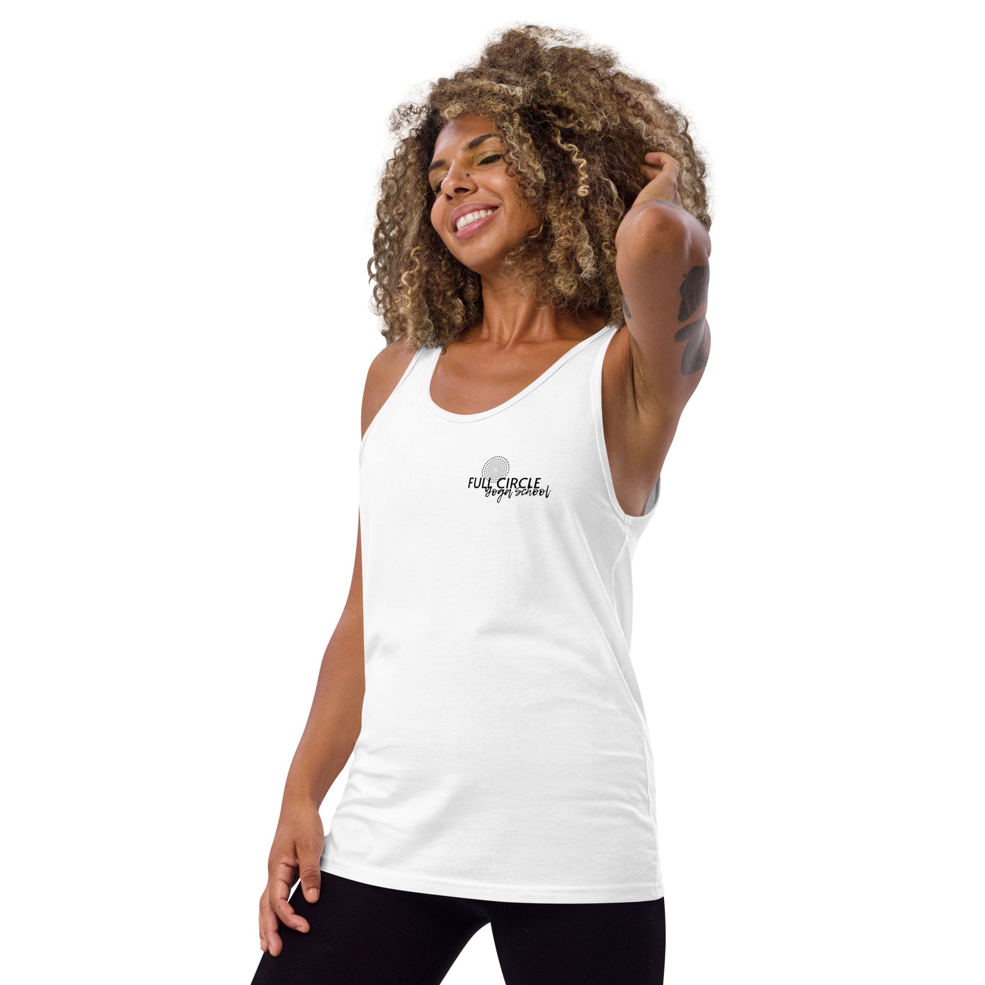 Full Circle Yoga School XS Full Circle Yoga School Unisex Tank Top