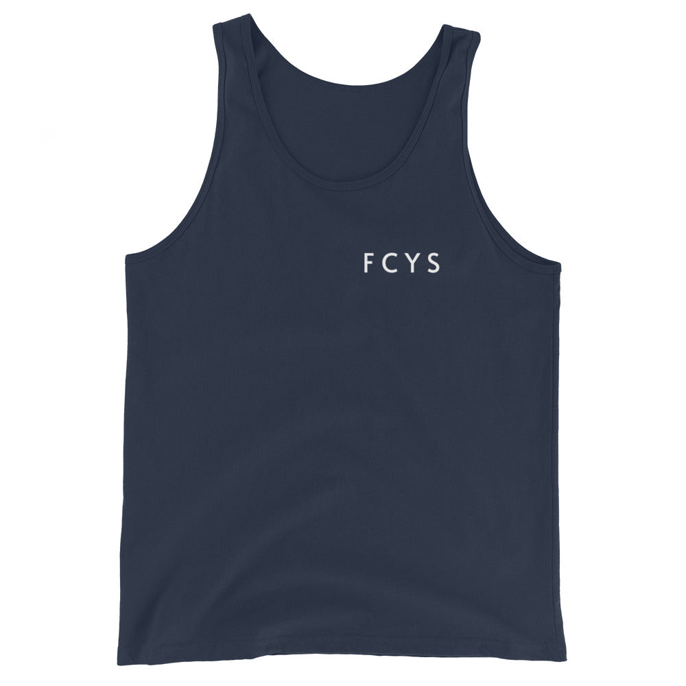Full Circle Yoga School Navy / XS FCYS Unisex Tank Top