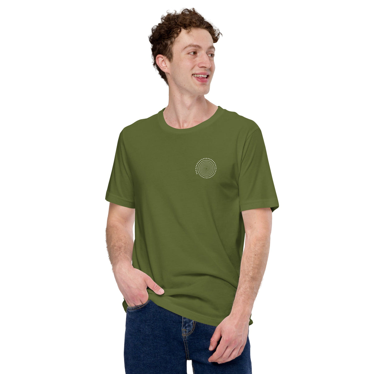 Full Circle Yoga School Olive / S Spiral Unisex t-shirt