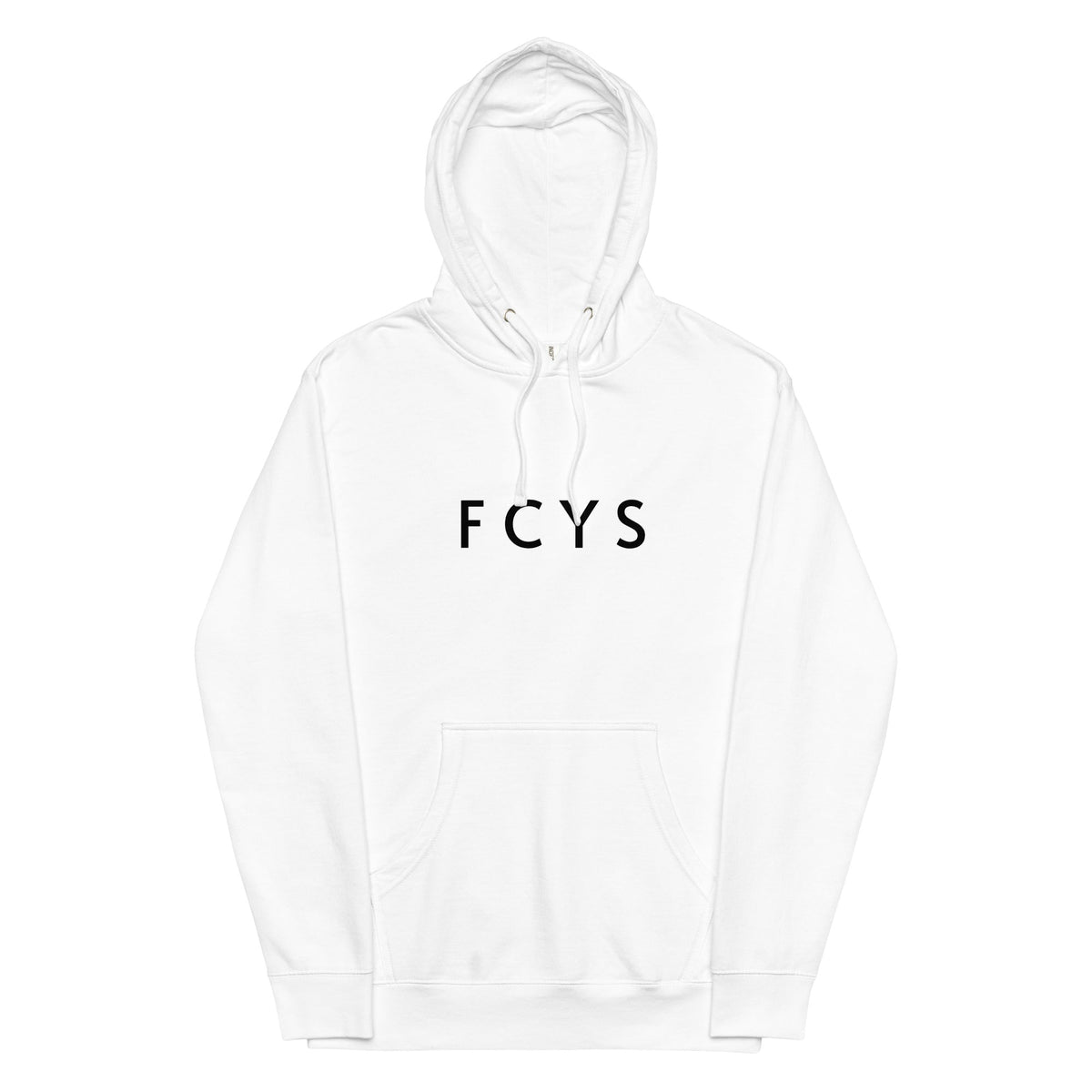 Full Circle Yoga School S FCYS Unisex Midweight Hoodie - White