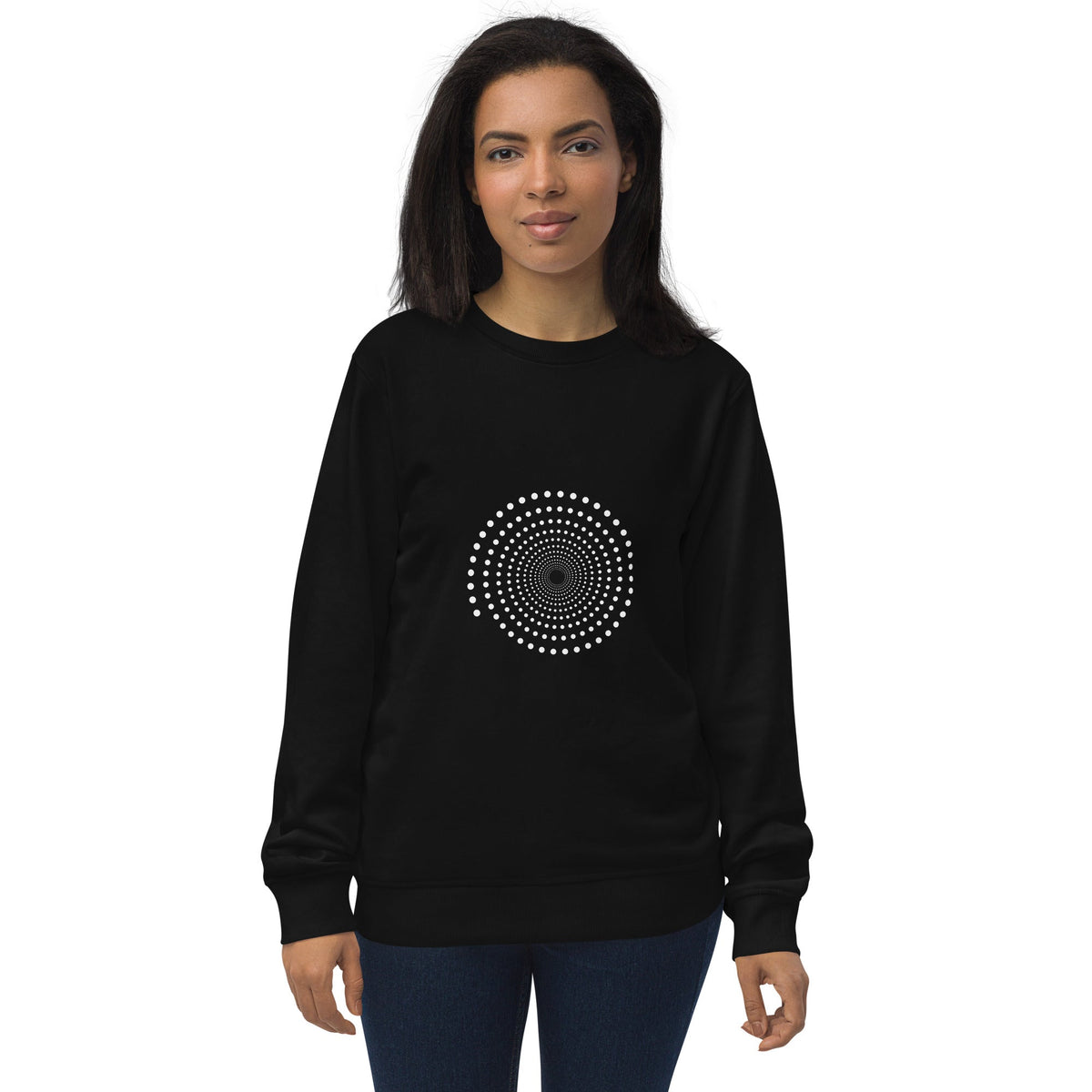 Full Circle Yoga School Spiral Unisex Organic Sweatshirt