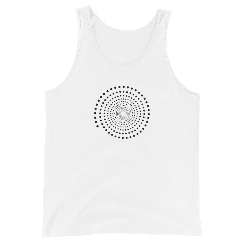 Full Circle Yoga School XS Spiral Unisex Tank Top